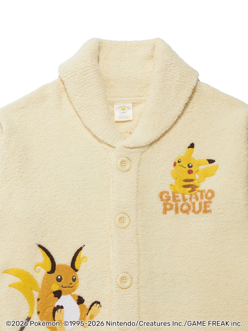 ポケモン】【ユニセックス】ベビモコジャガードショールカーディガン