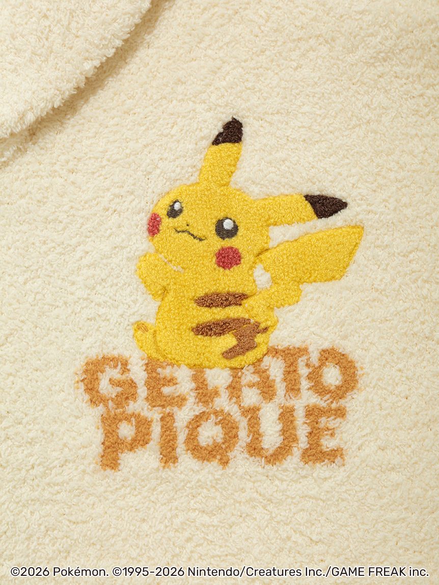 ポケモン】【ユニセックス】ベビモコジャガードショールカーディガン
