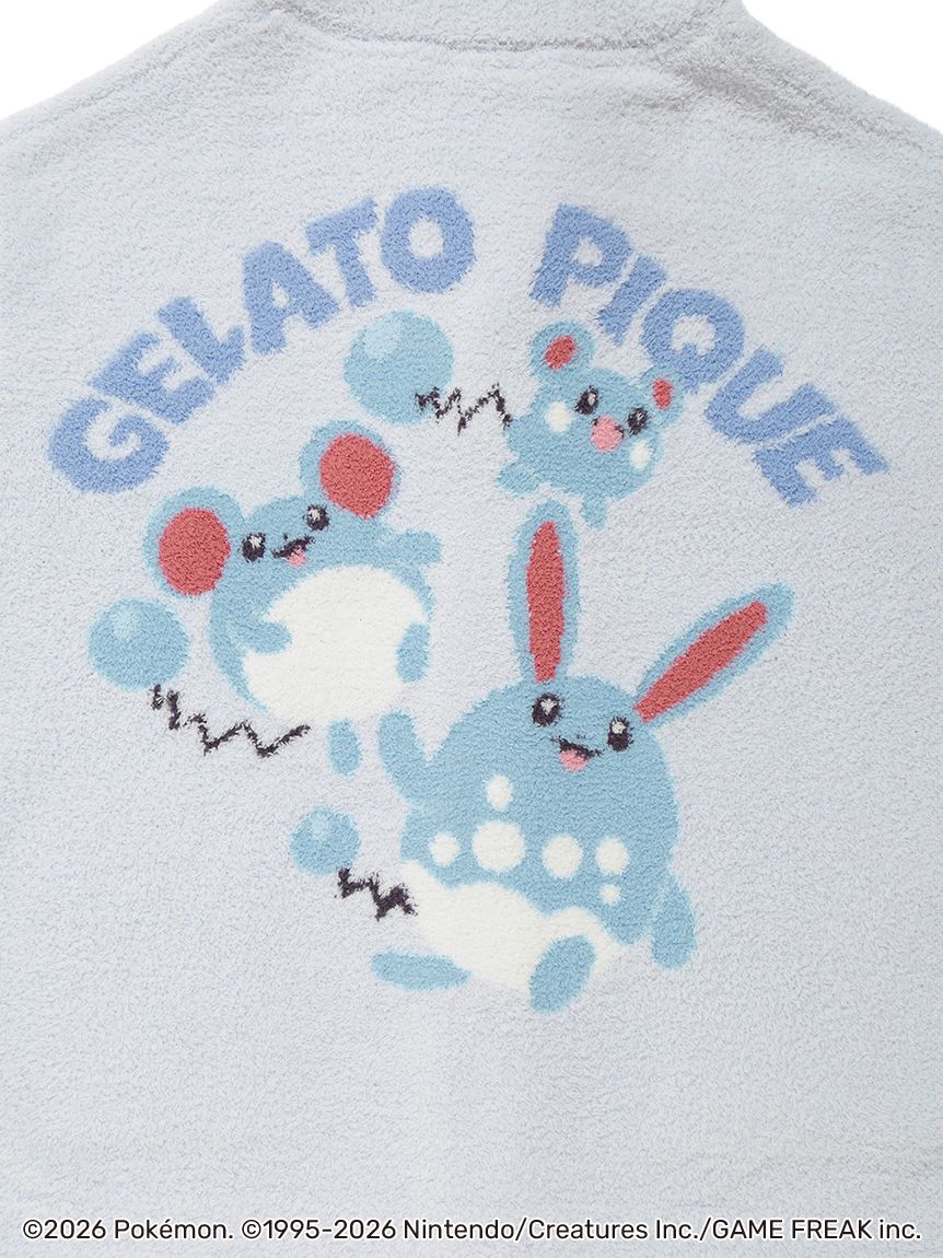 ポケモン】【ユニセックス】ベビモコジャガードショールカーディガン