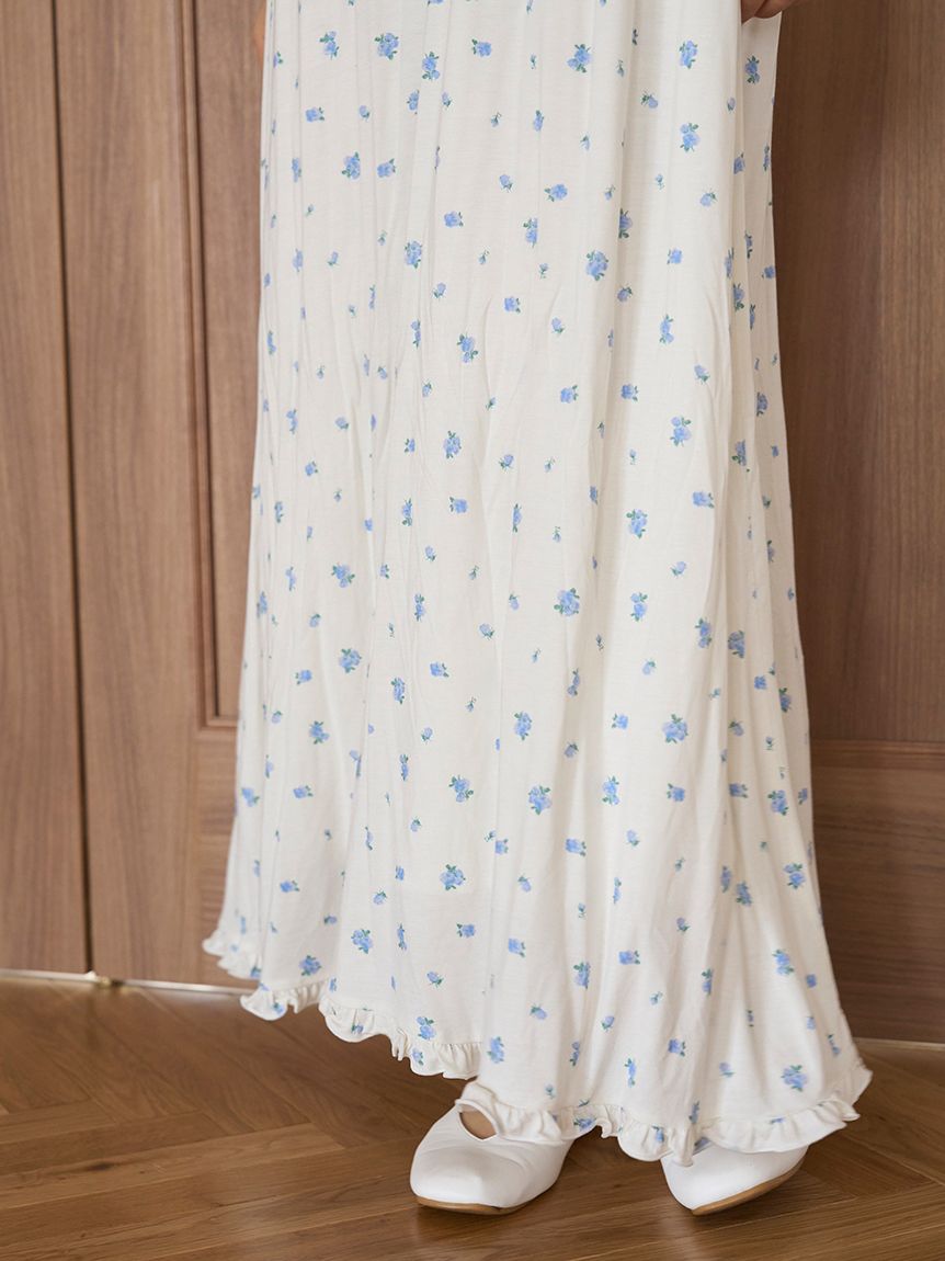 【新品】ジェラートピケ　 CAT柄カップインキャミワンピース CAT柄カップインキャミワンピース(ワンピース)｜ルームウェア