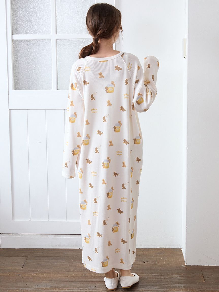 はちみつベア柄ワンピース(ワンピース)｜ルームウェア・パジャマ