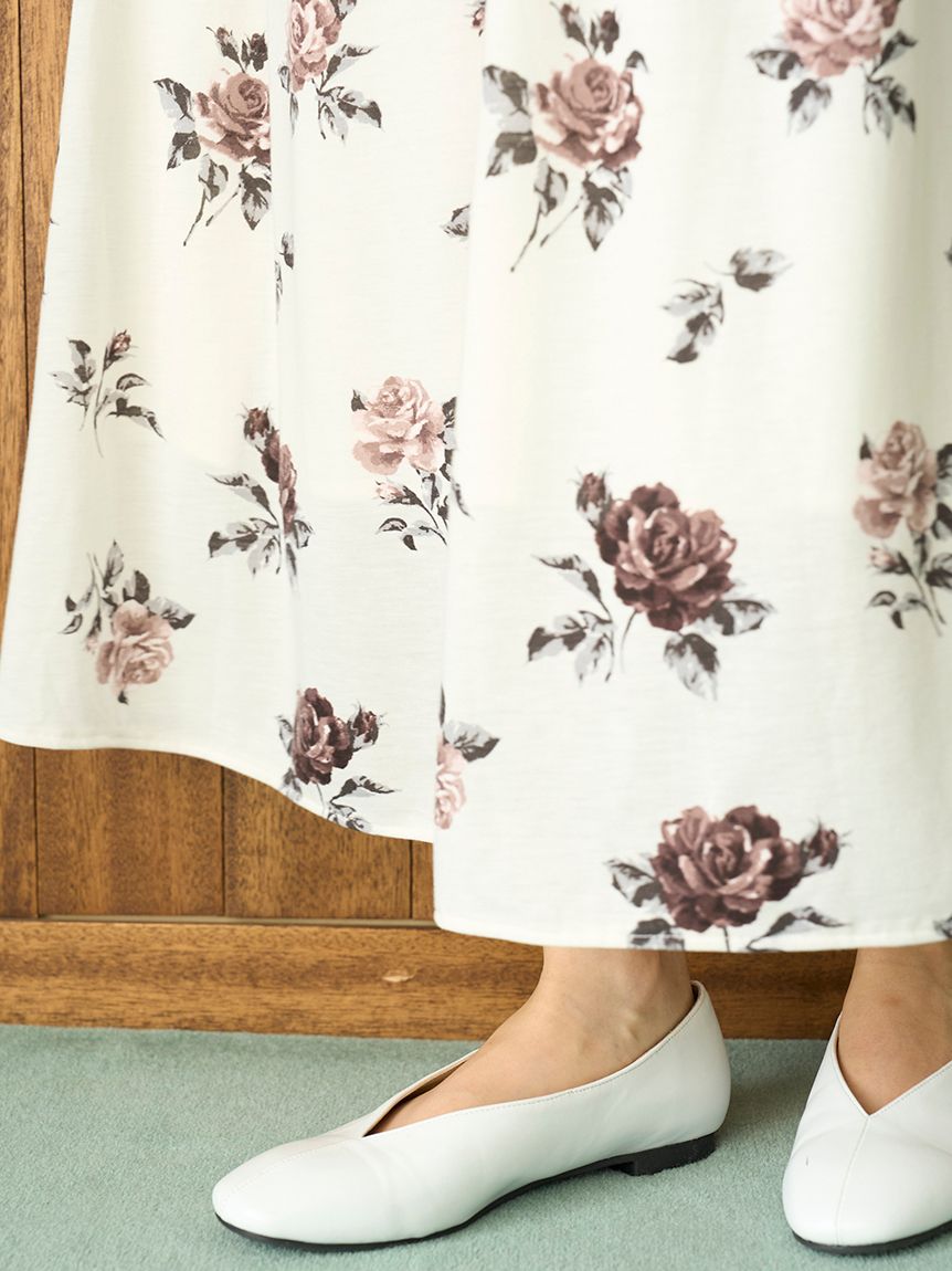 ヴィンテージローズ柄ワンピース(ワンピース)｜ルームウェア・パジャマ