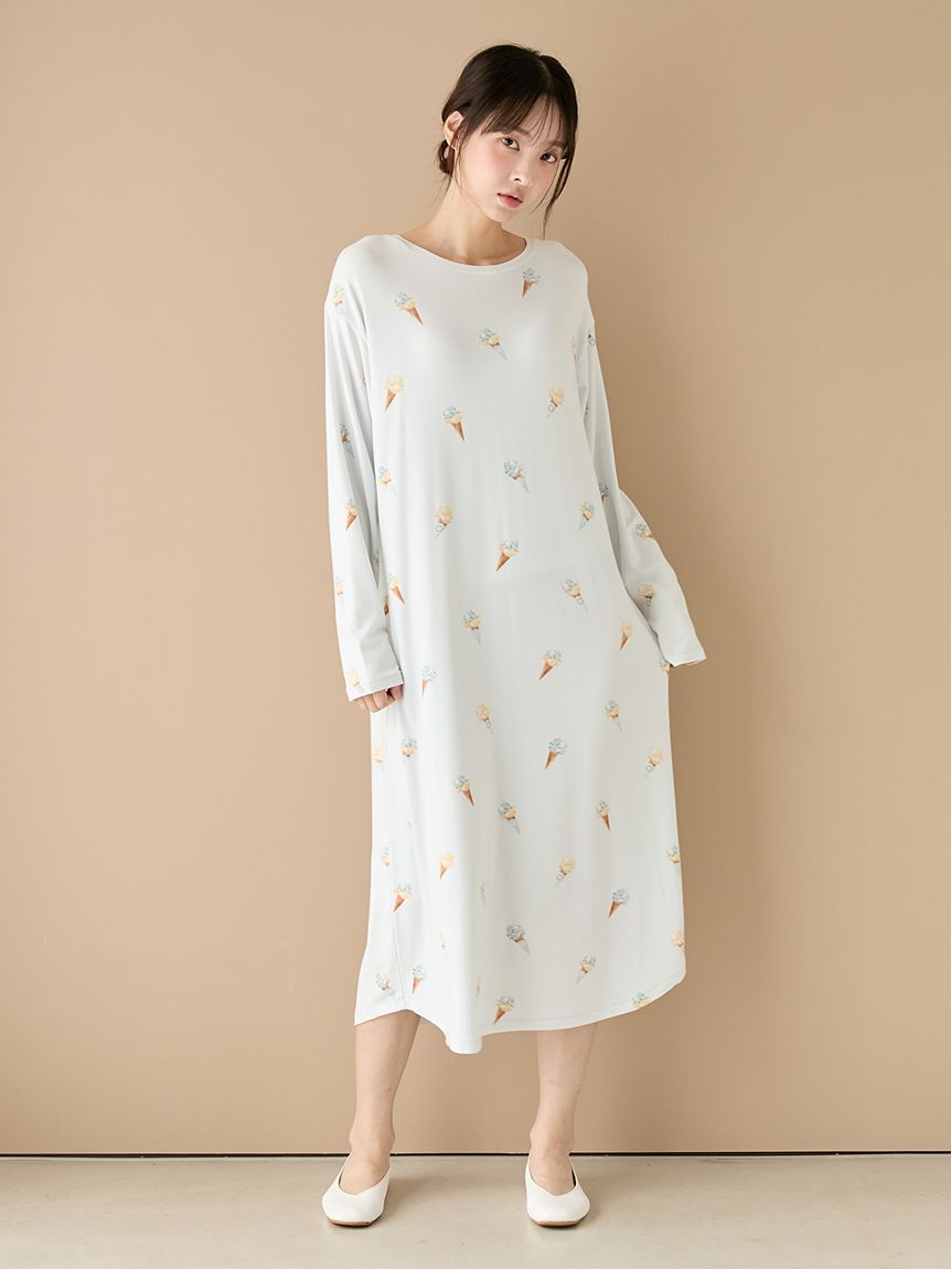 アイス柄ワンピース(ワンピース)｜ルームウェア・パジャマ通販の