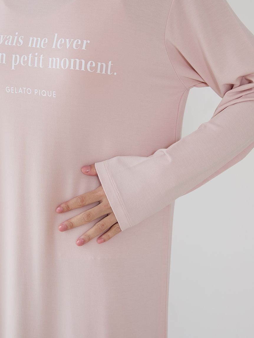 インレイロゴワンピース(ワンピース)｜ルームウェア・パジャマ通販の