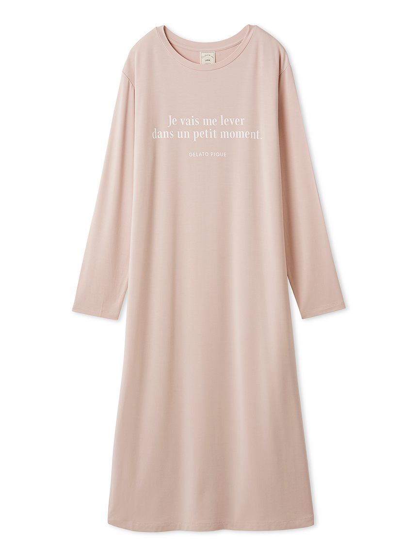 インレイロゴワンピース(ワンピース)｜ルームウェア・パジャマ通販の