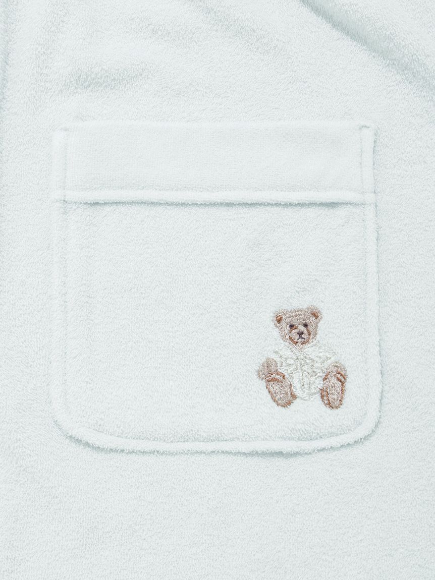 吸水パイルベア刺繍2wayワンピース(ワンピース)｜ルームウェア