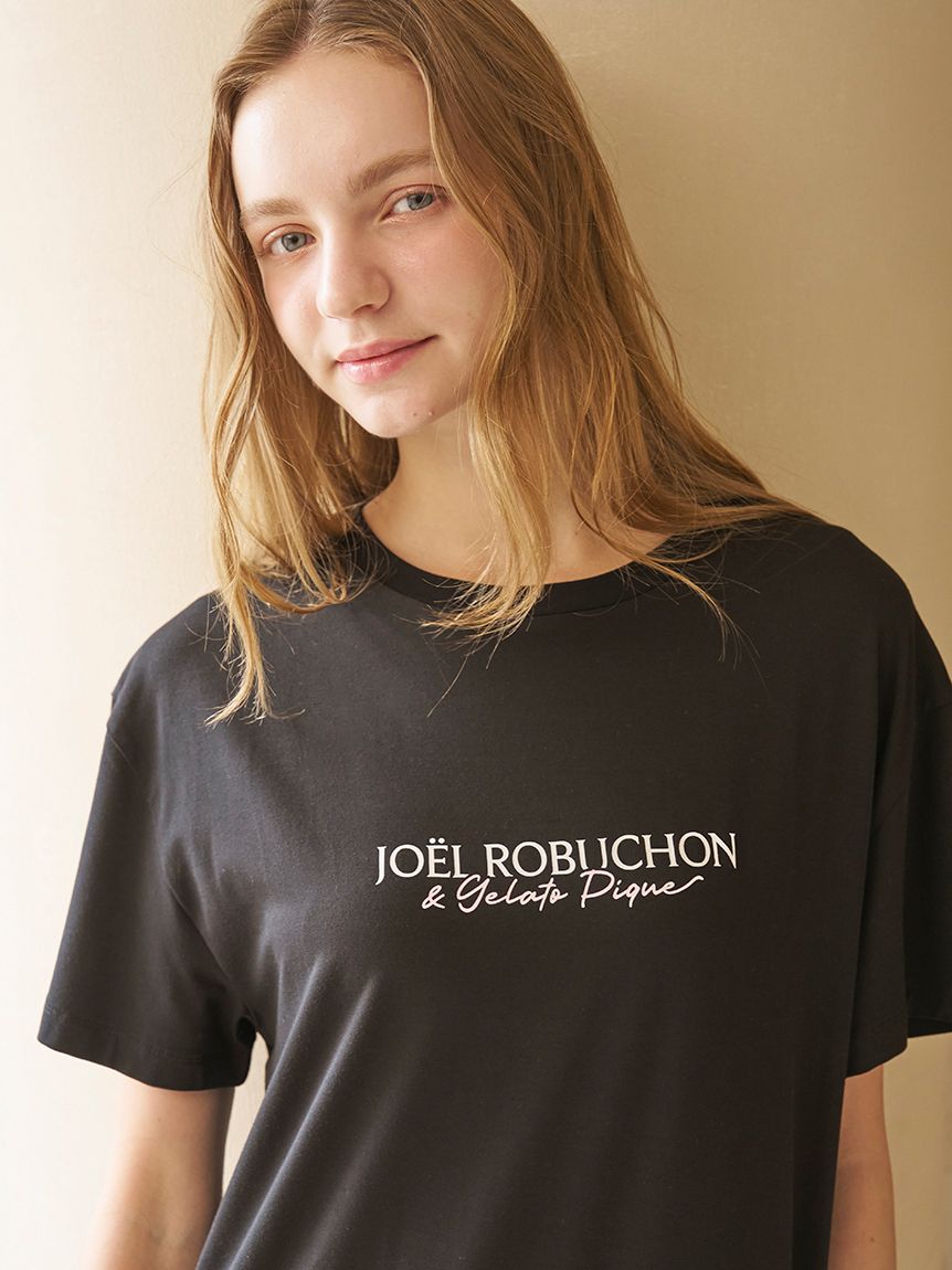 gelato pique ロブション コラボ ワンピース JOEL ROBUCHON】【持続冷感】ロゴプリントワンピース(ワンピース