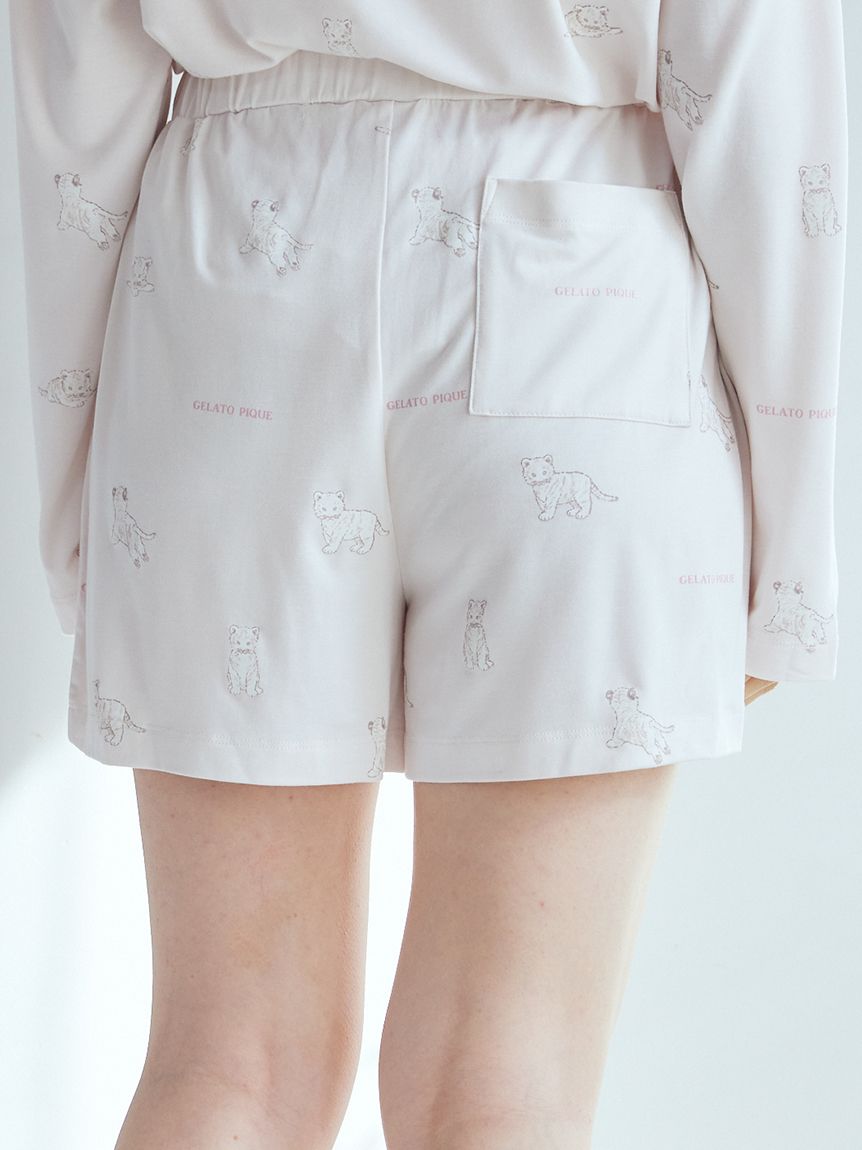 【ONLINE限定】ホワイトタイガー柄ショートパンツ | PWCP251244
