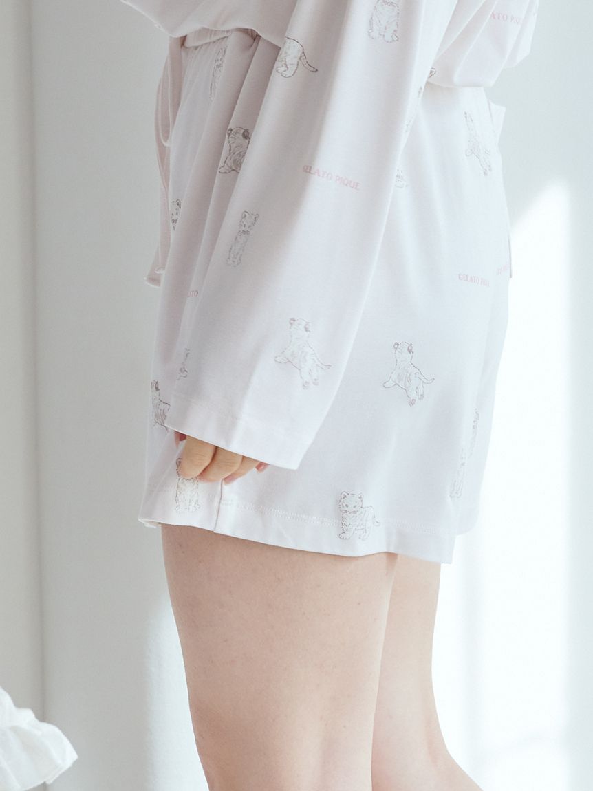 【ONLINE限定】ホワイトタイガー柄ショートパンツ | PWCP251244
