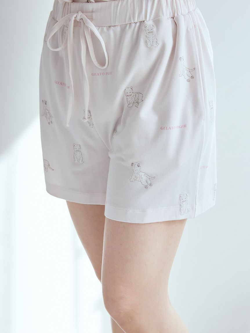 【ONLINE限定】ホワイトタイガー柄ショートパンツ | PWCP251244