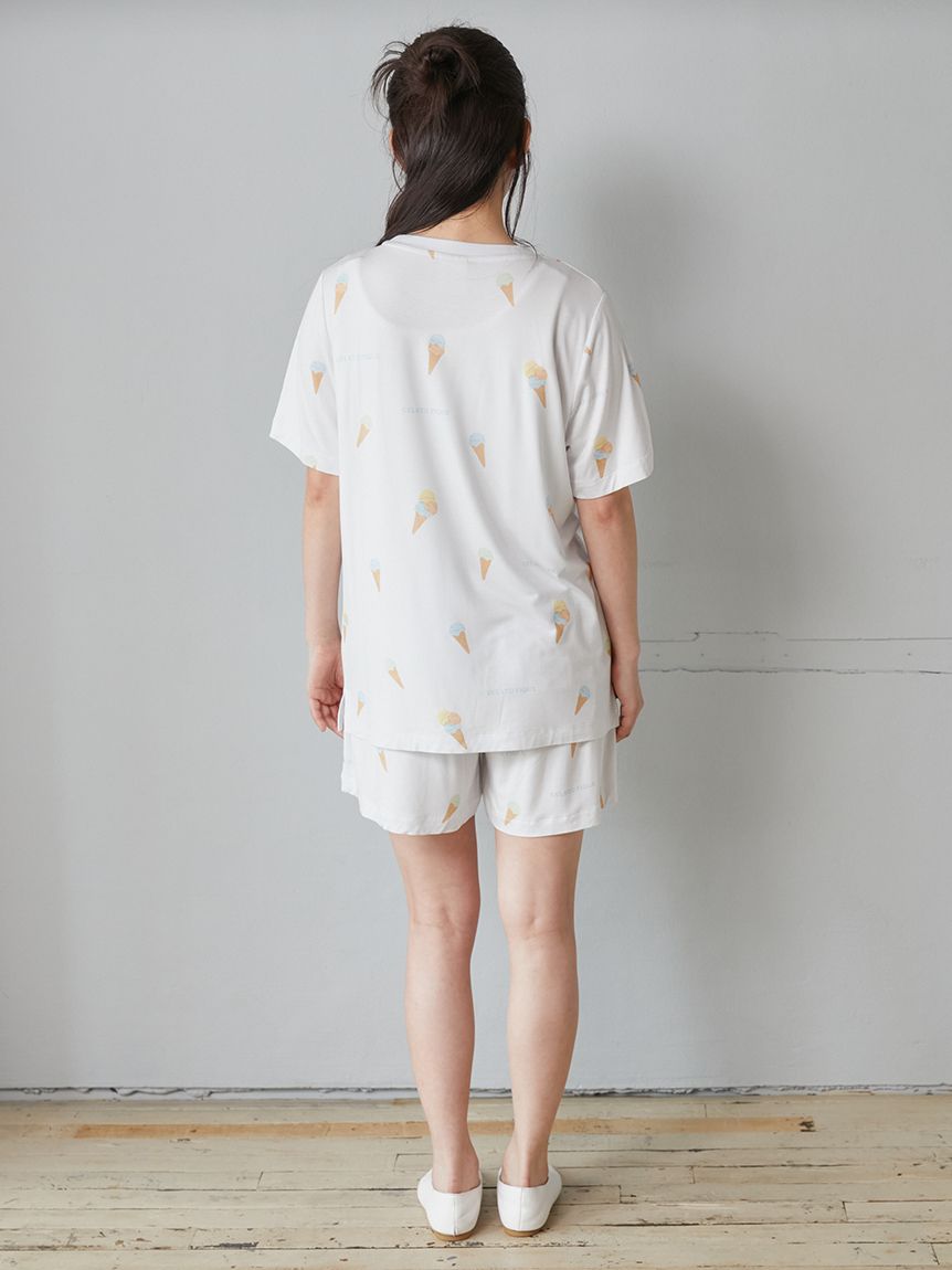 接触冷感】プレイフルアイス柄ショートパンツ(ショートパンツ
