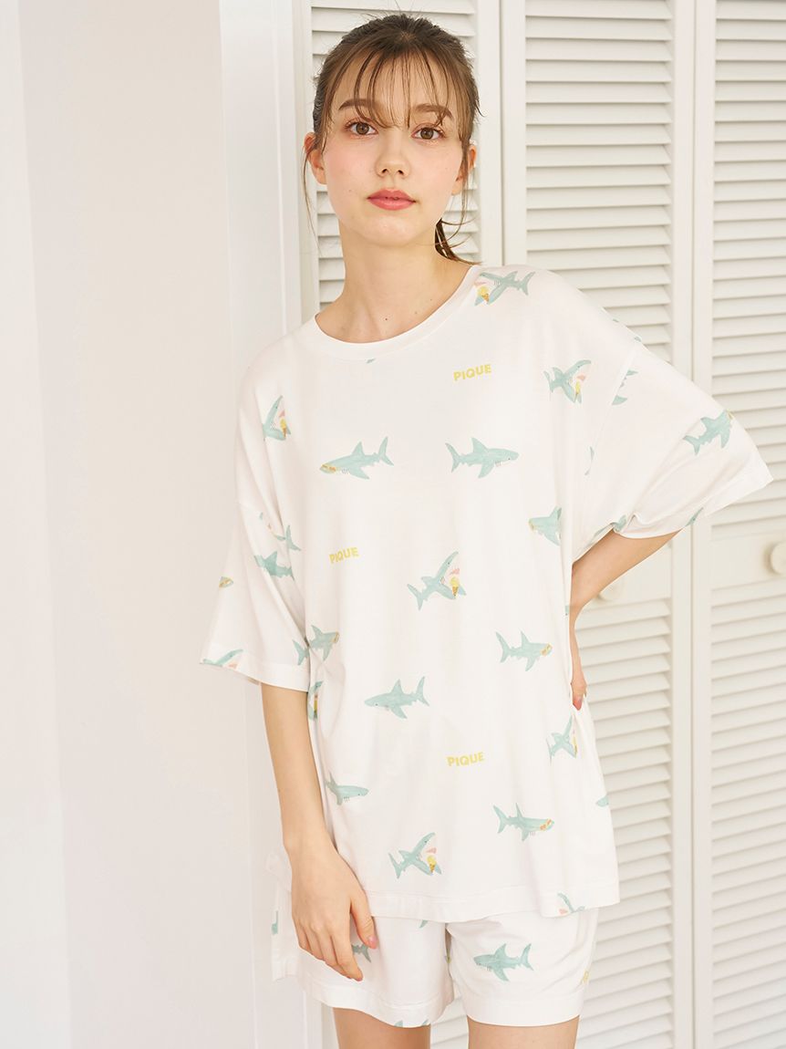 SHARK柄ショートパンツ(ショートパンツ)｜ルームウェア