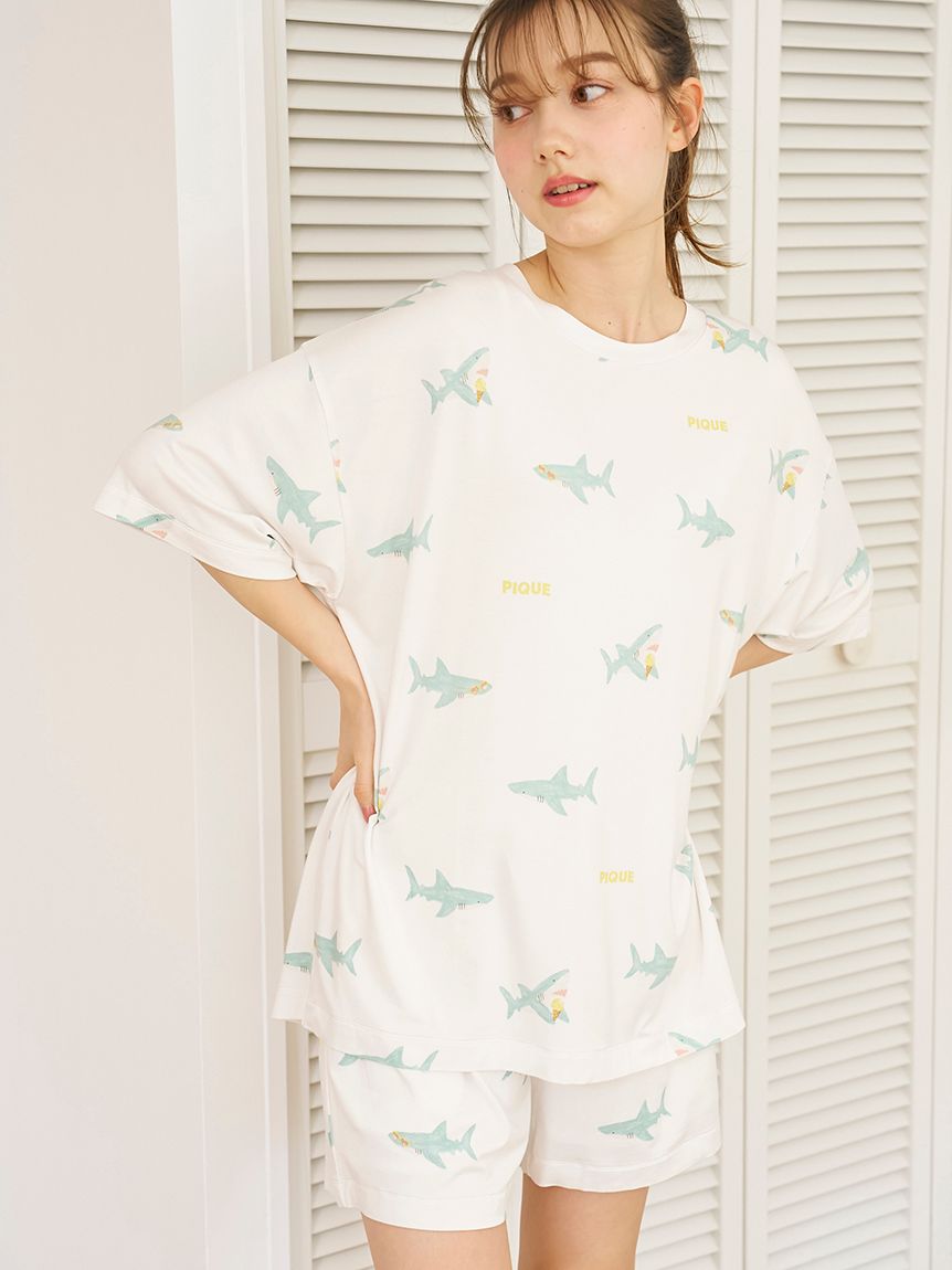 SHARK柄ショートパンツ(ショートパンツ)｜ルームウェア