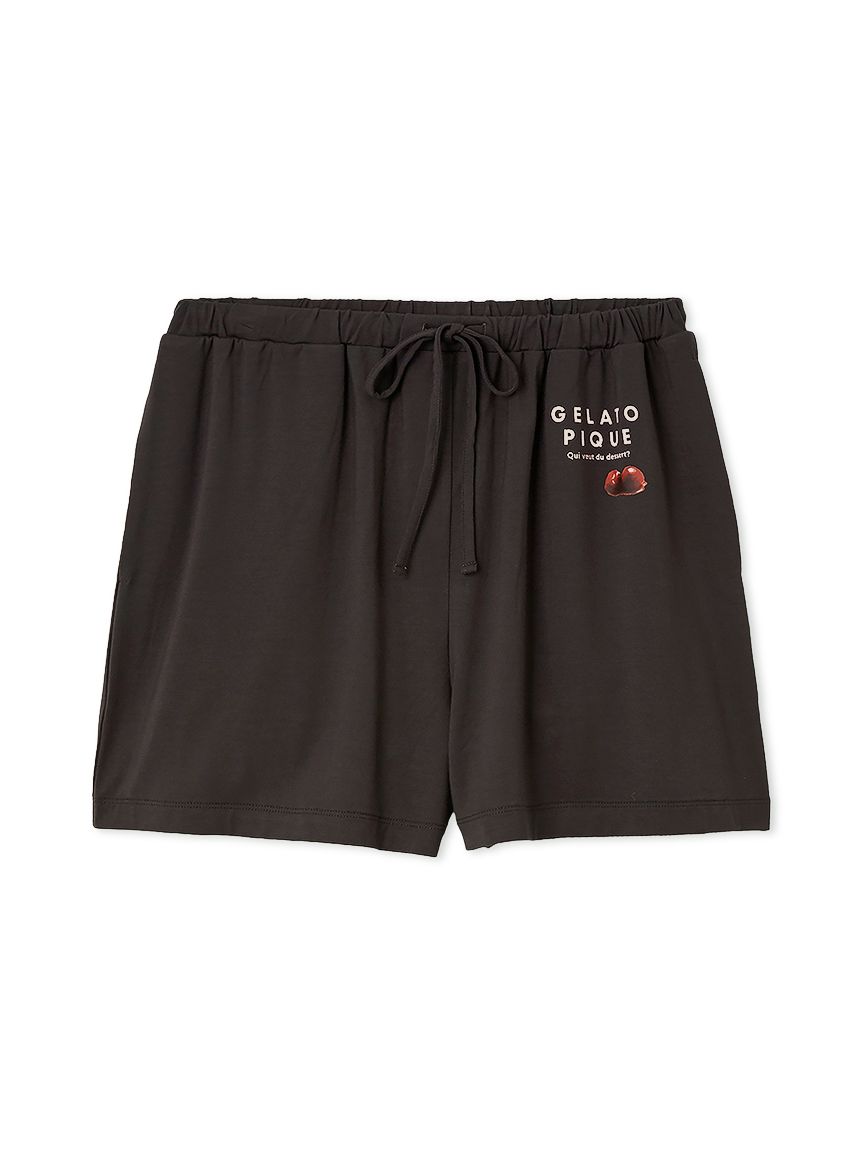 HOMME】【接触冷感】COOLレーヨンロゴハーフパンツ（ショート