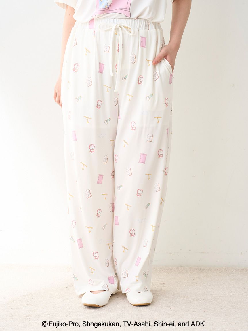 ドラえもん】【レディース】総柄ロングパンツ(ロングパンツ