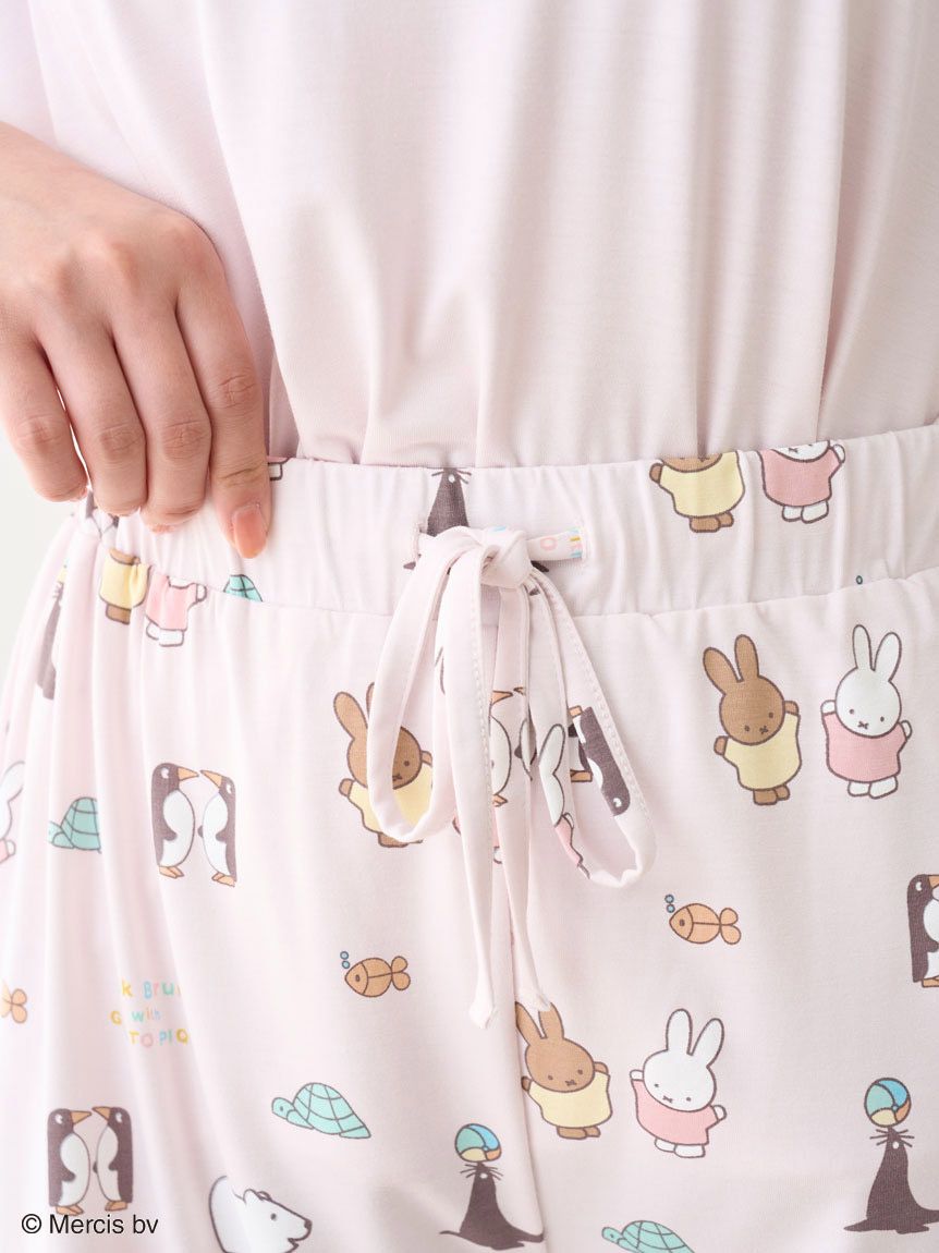 ミッフィー　ジェラートピケ　総柄ショートパンツ Dick Bruna】【接触冷感】総柄ショートパンツ(ショートパンツ
