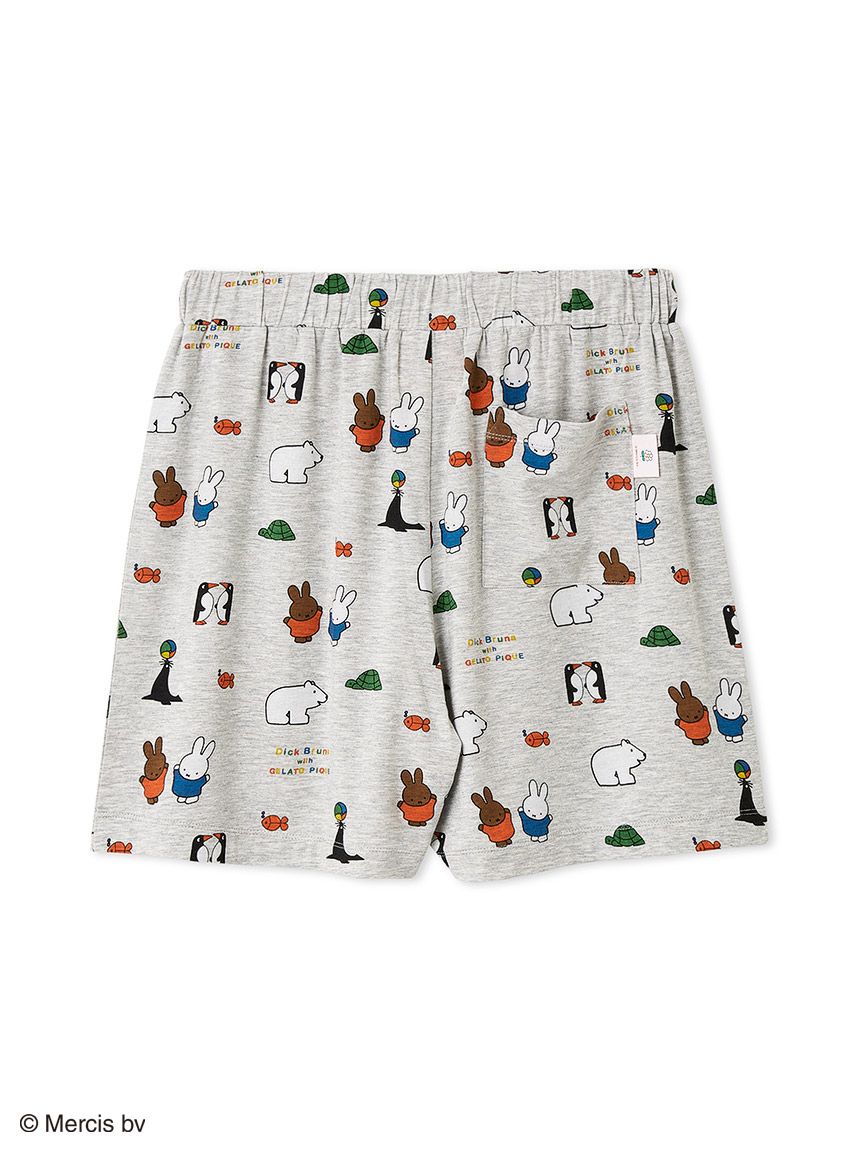 新品未開封　Dick Bruna ベビモコパーカ&ショートパンツセット　ホワイト ジェラートピケ gelato pique 【Dick Bruna】ベビモコパーカ