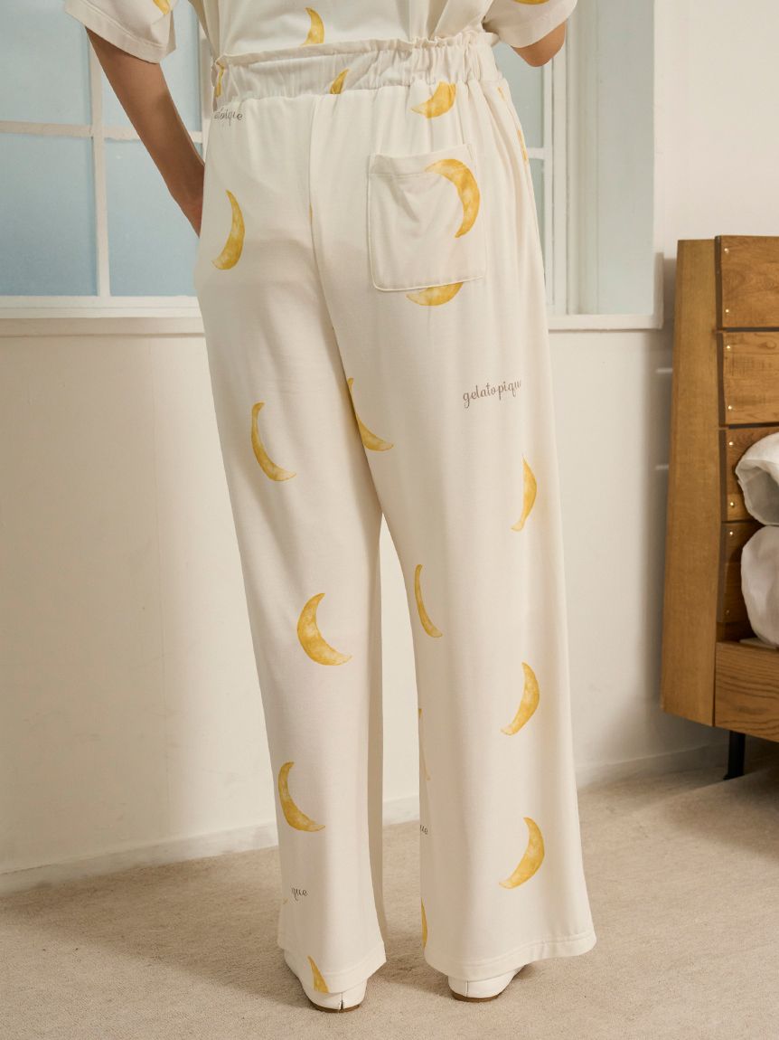 モチーフ3柄ロングパンツ(ロングパンツ)｜ルームウェア