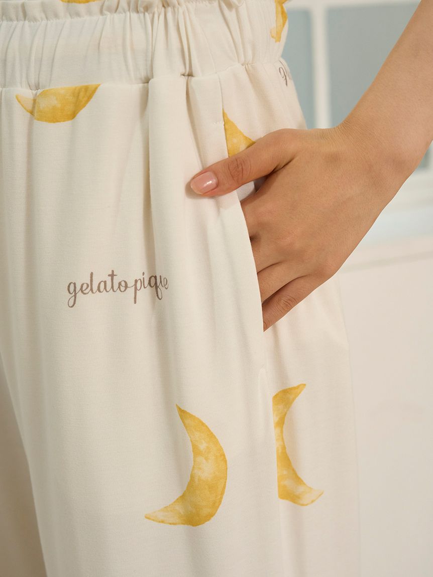 モチーフ3柄ロングパンツ(ロングパンツ)｜ルームウェア・パジャマ通販