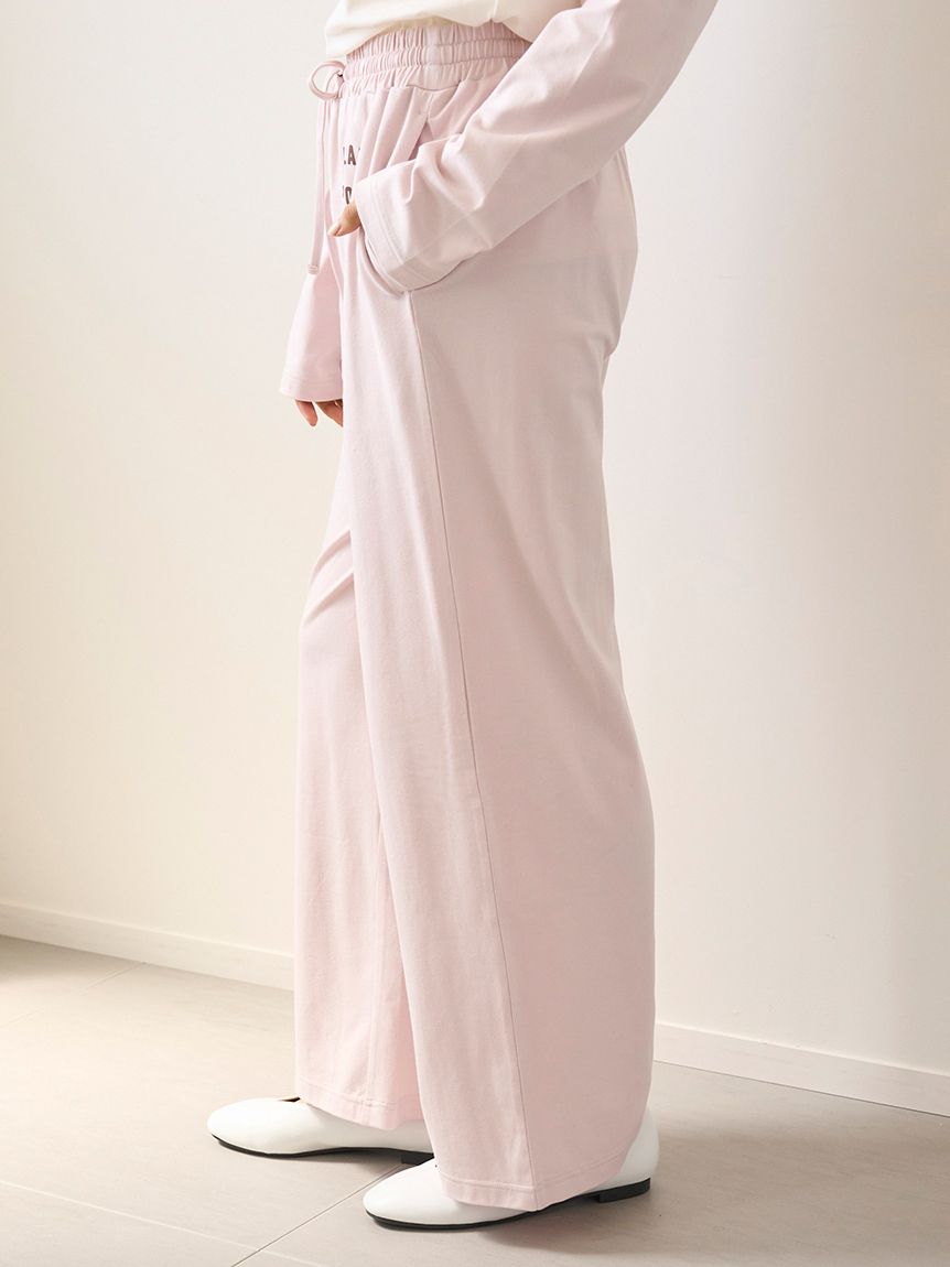 ワンポイントロングパンツ(ロングパンツ)｜ルームウェア・パジャマ通販