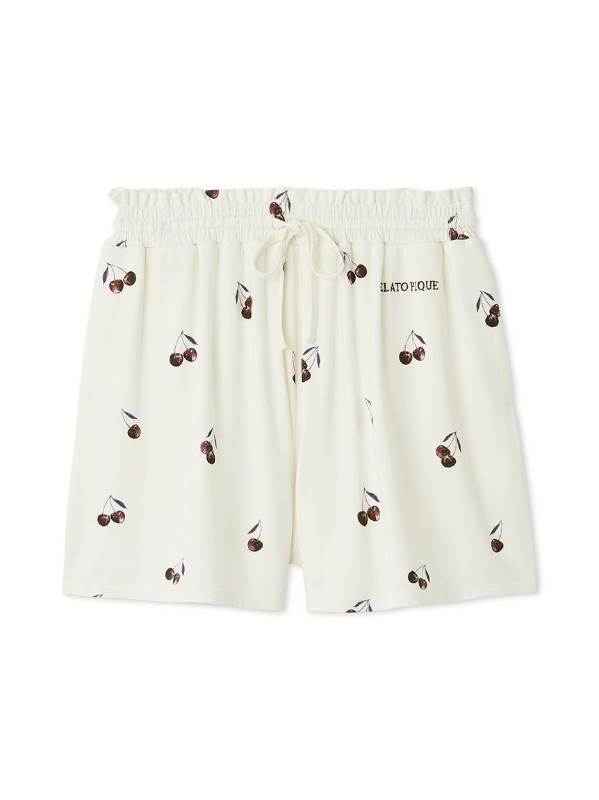 接触冷感】チェリー柄ショートパンツ(ショートパンツ)｜ルーム