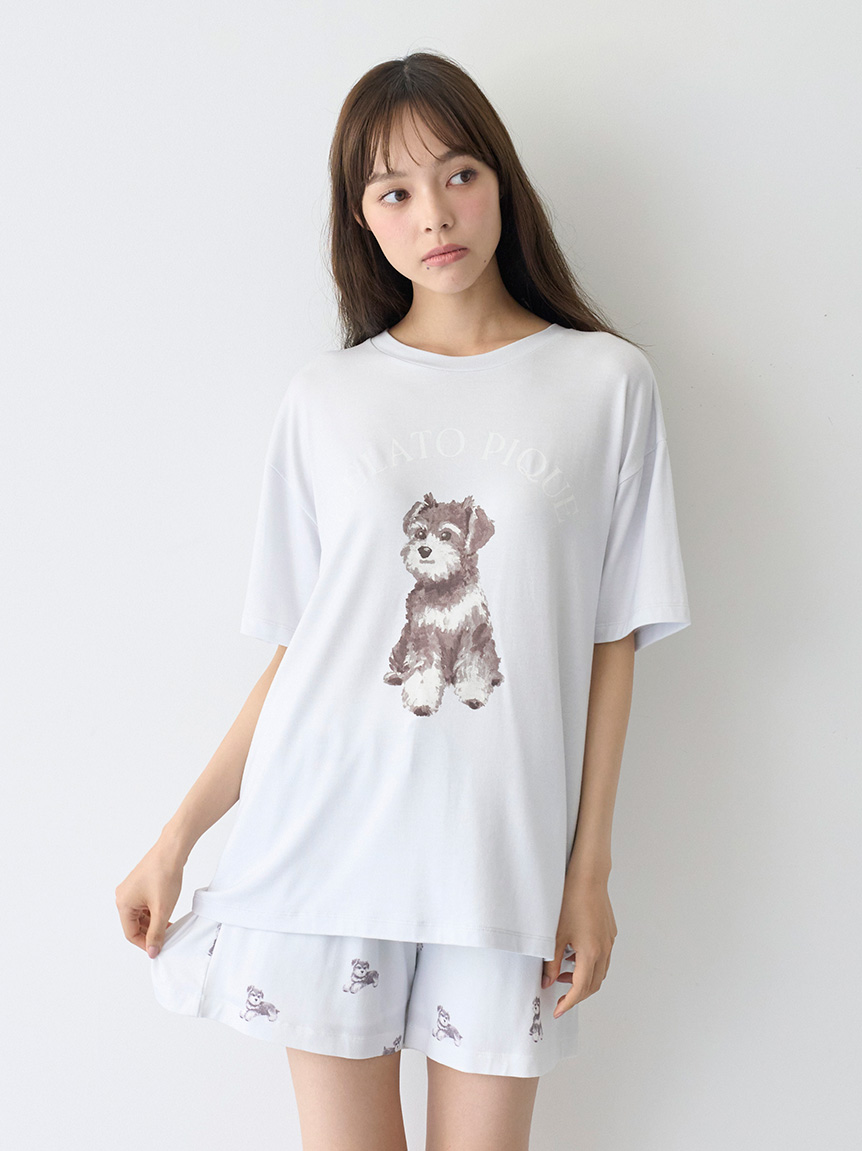 幾何学模様 Tシャツ・ショートパンツ・バイザー セット 2点でさらに10％OFF】コットンサテンショートパンツ | トミー