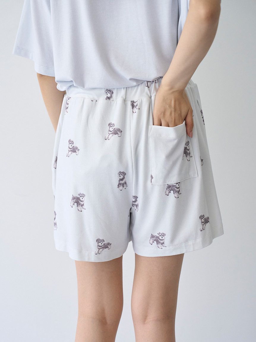MASH SUMMER WEEK限定】シュナウザー柄ショートパンツ(ショート