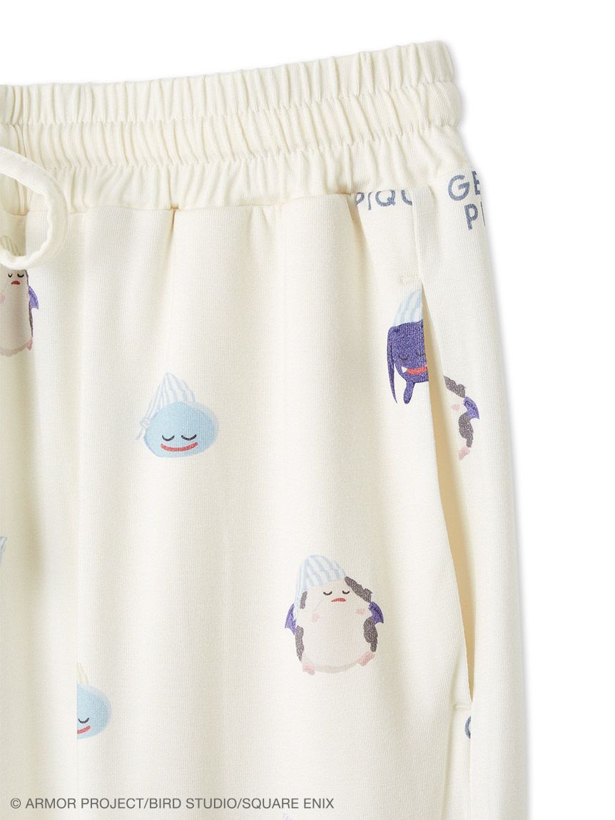 ジェラピケドラクエ⭐︎モンスター総柄ロングパンツCRM/F ドラゴンクエスト】【レディース】アソートモンスター総柄ロング