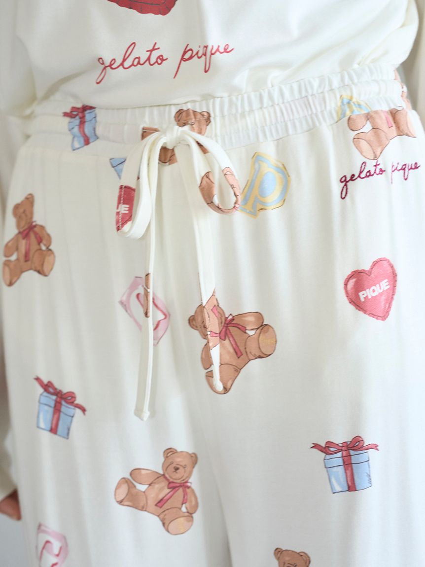 ジェラートピケ フェイバリット総柄シャツ ロングパンツセット フェイバリット 総柄 シャツ ロングパンツ セット｜ジェラートピケ