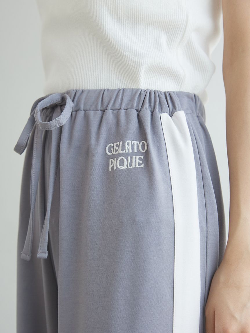 インレイロゴラインロングパンツ(ロングパンツ)｜ルームウェア