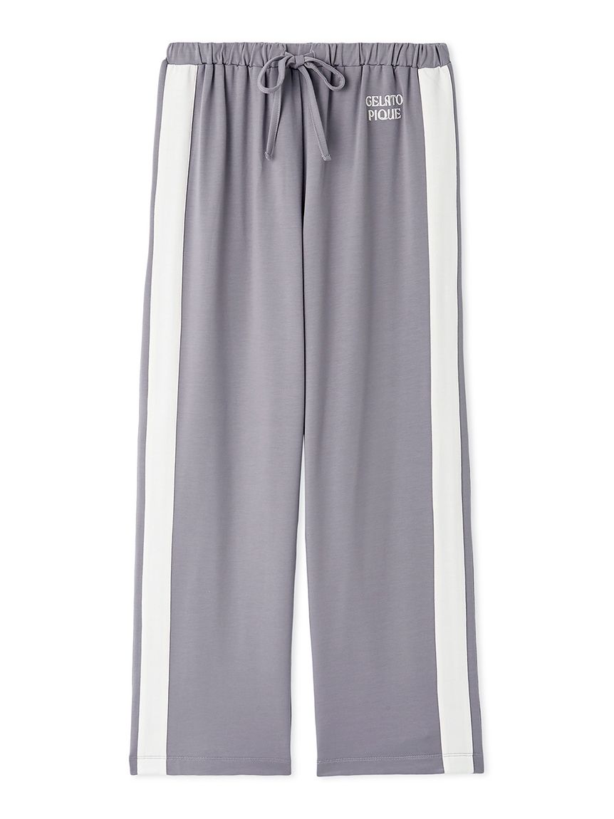 インレイロゴラインロングパンツ(ロングパンツ)｜ルームウェア