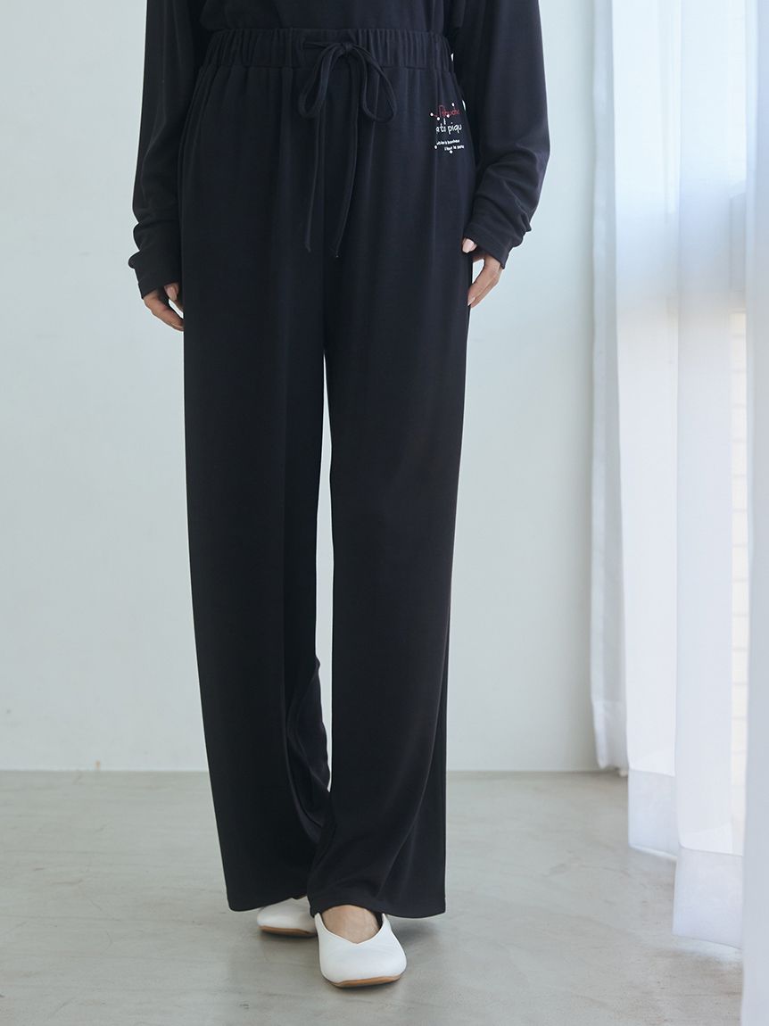 JOEL ROBUCHON】ドットワンポイントロングパンツ(ロングパンツ