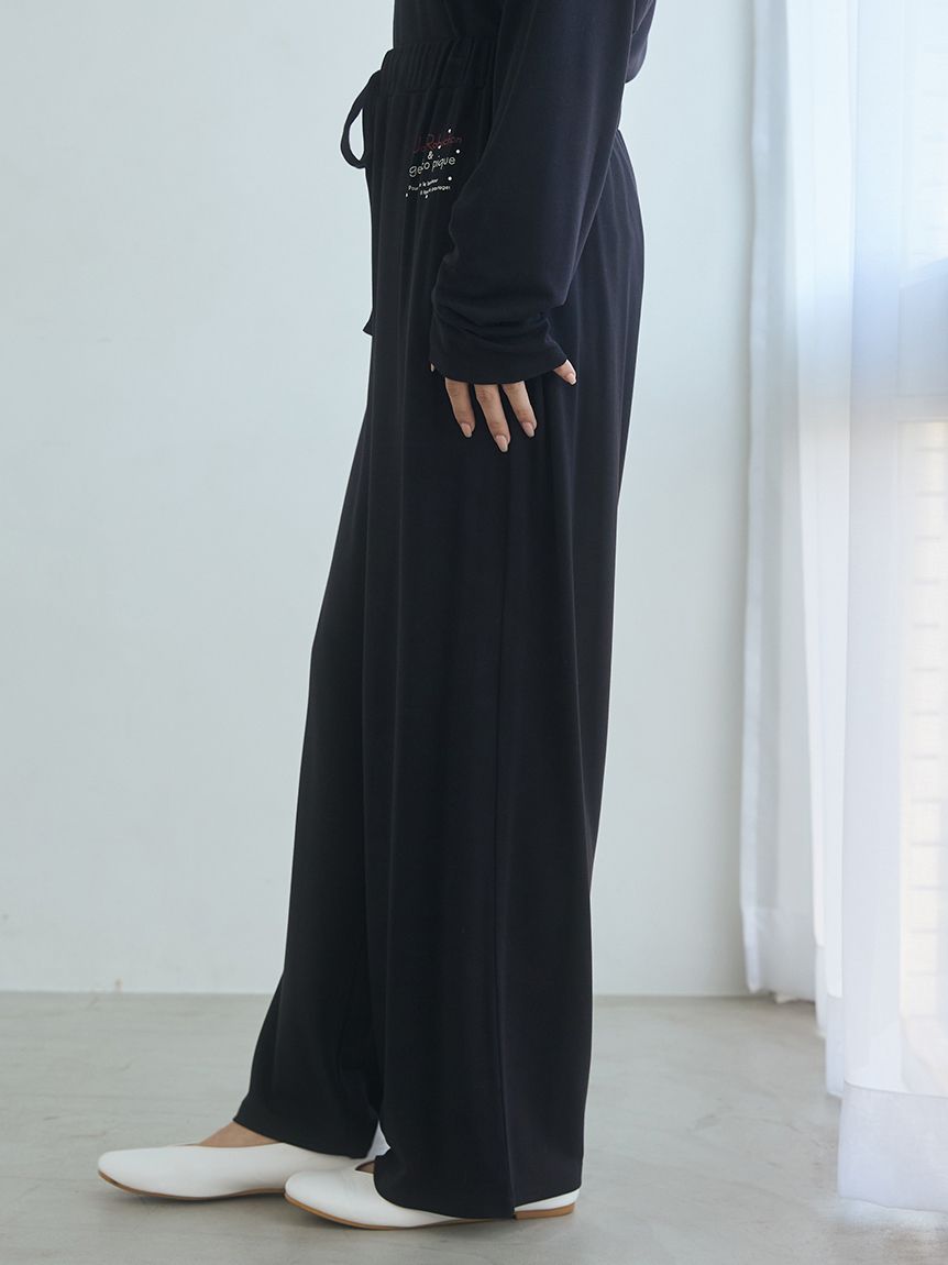 JOEL ROBUCHON】ドットワンポイントロングパンツ(ロングパンツ