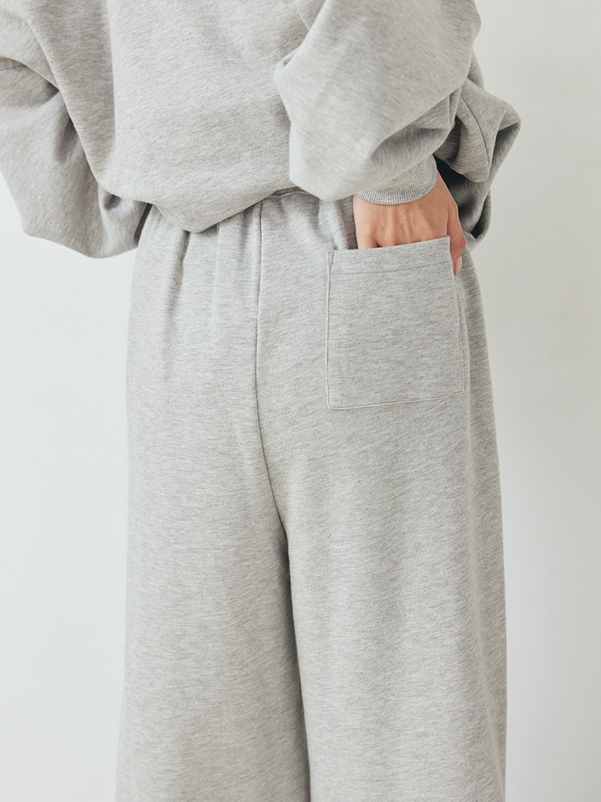 ジェラートピケ　裏毛パーカ＆裏毛ロングパンツ　スウェット　上下セット 裏毛ロングパンツ(ロングパンツ)｜ルームウェア・パジャマ通販の