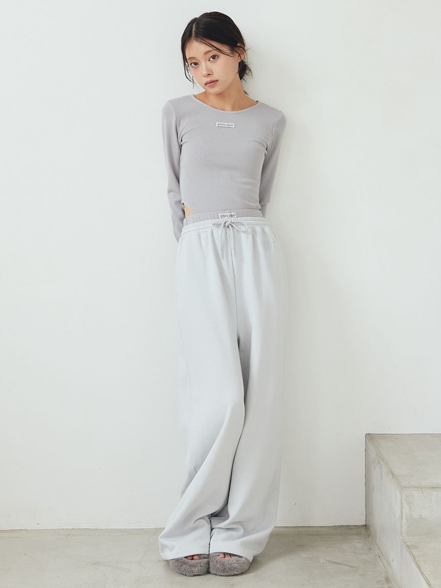 裏毛ロングパンツ(ロングパンツ)｜ルームウェア・パジャマ通販の