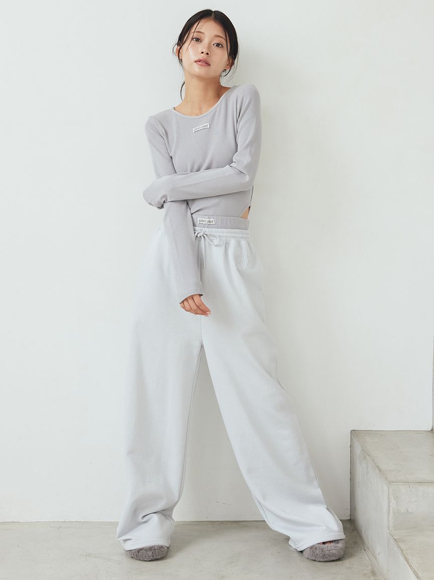 裏毛ロングパンツ(ロングパンツ)｜ルームウェア・パジャマ通販の