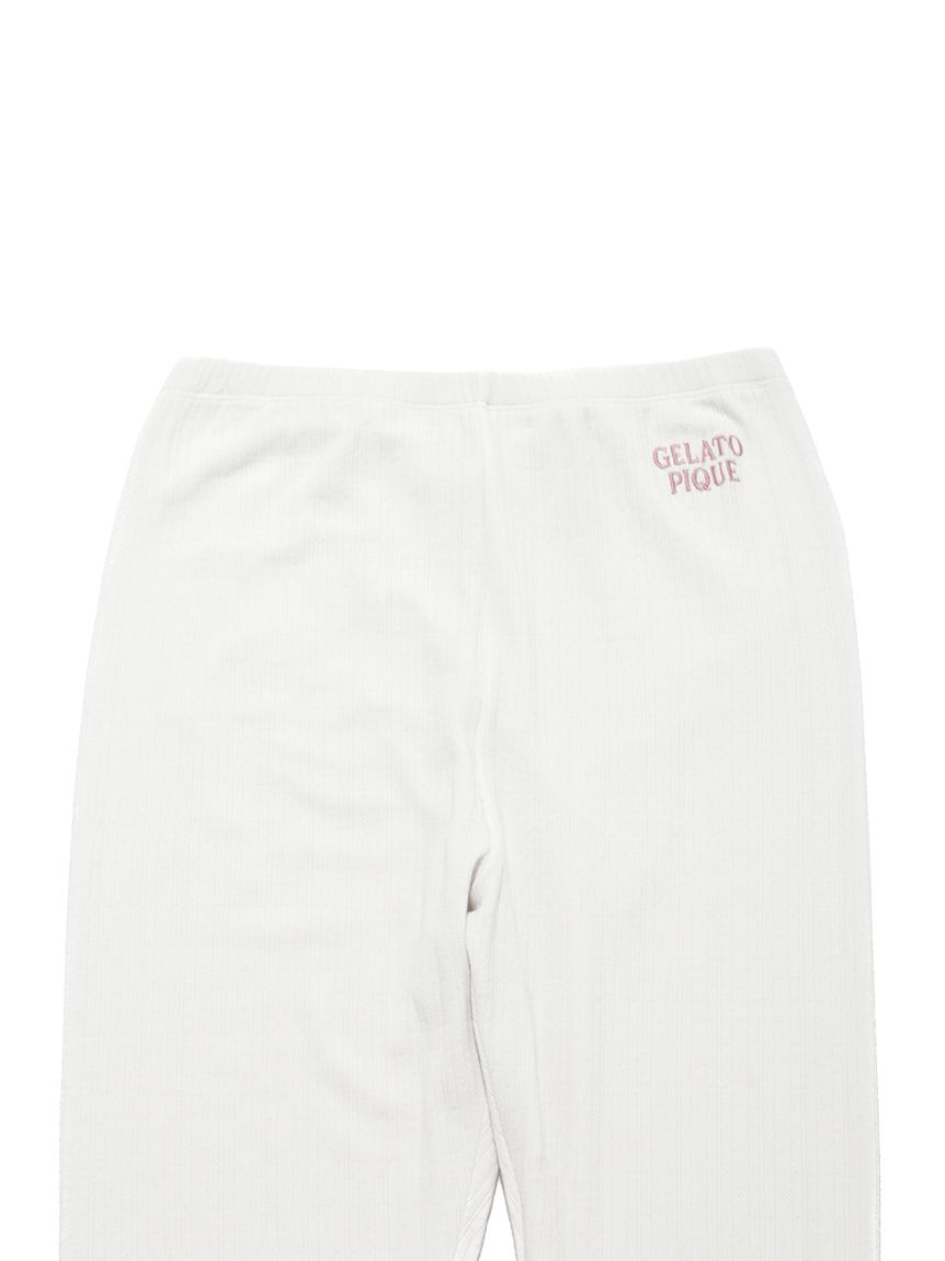 針抜きフリルレギンス(レギンス)｜ルームウェア・パジャマ通販の