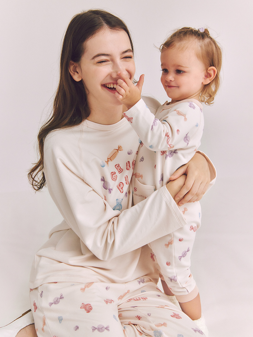 キャンディ柄ロングパンツ(ロングパンツ)｜ルームウェア