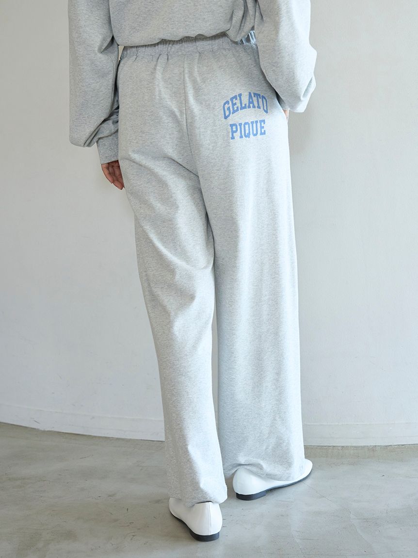 カレッジロゴロングパンツ(ロングパンツ)｜ルームウェア