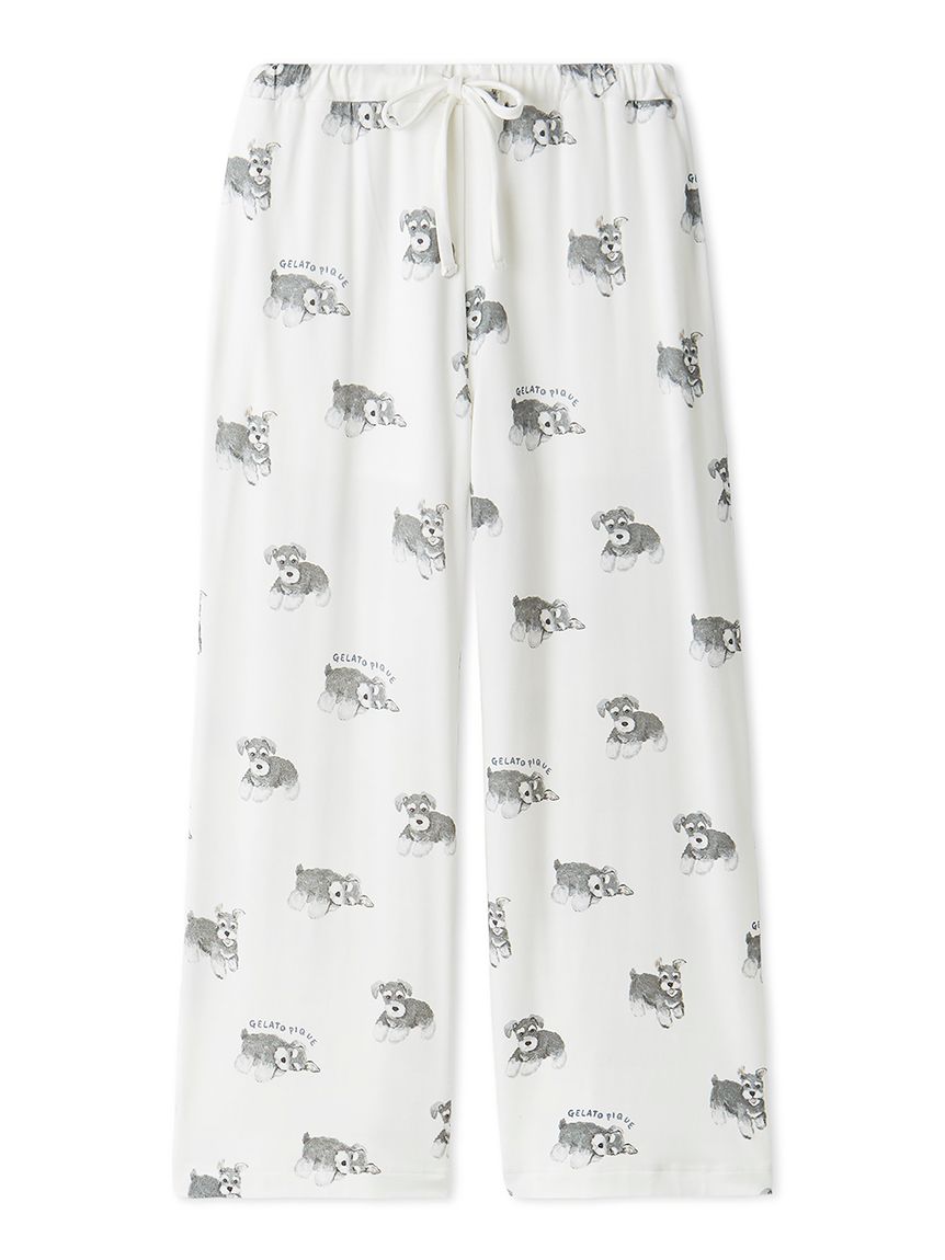ONLINE限定】DOG柄ロングパンツ(ロングパンツ)｜ルームウェア