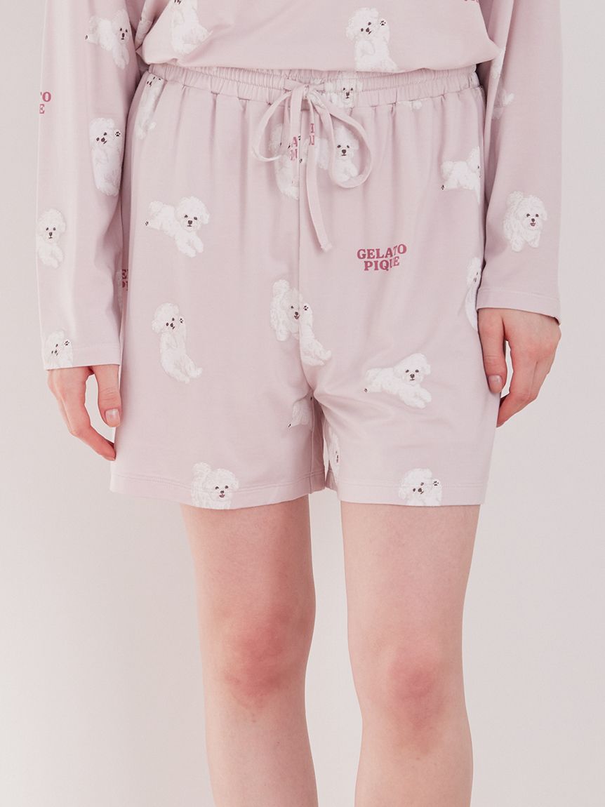 ドッグ柄ショートパンツ(ショートパンツ)｜ルームウェア・パジャマ通販