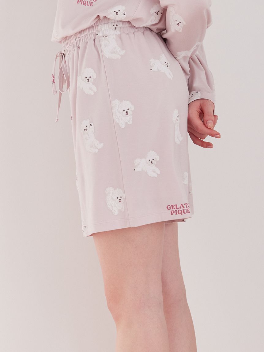 ジェラートピケ　総柄ショートパンツ　レディース　ピンク　キティ　完売品 gelato pique ジェラートピケ ハローキティ 総柄ショートパンツ