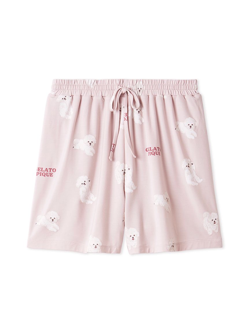 ドッグ柄ショートパンツ(ショートパンツ)｜ルームウェア・パジャマ通販