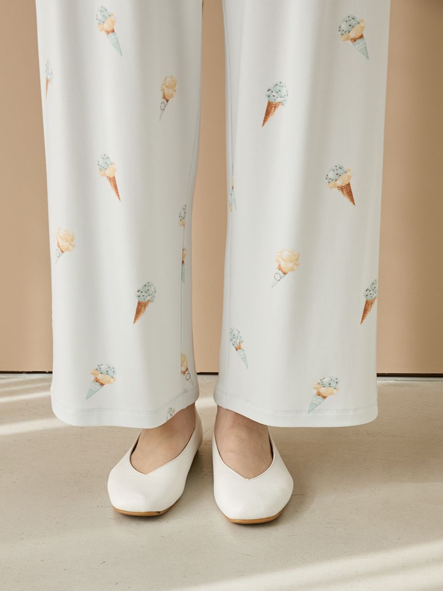 アイス柄ロングパンツ(ロングパンツ)｜ルームウェア・パジャマ通販の