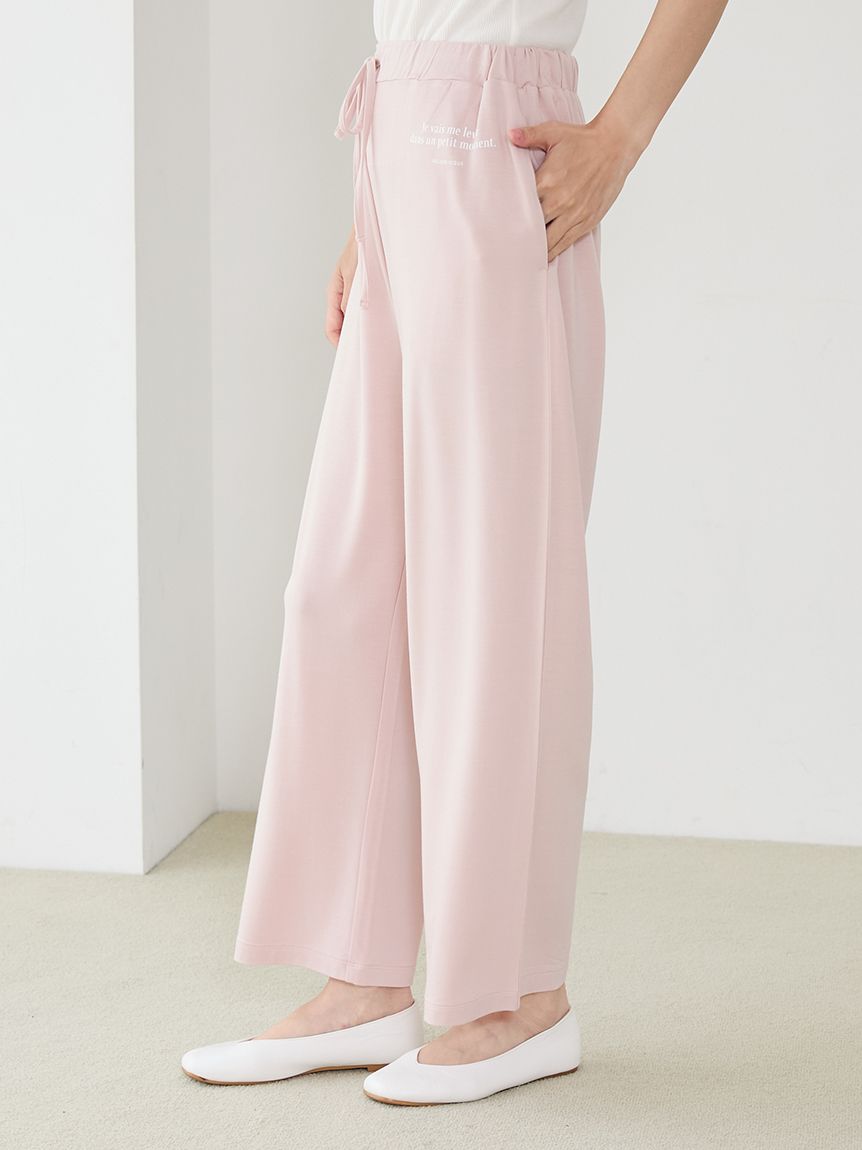 インレイロゴロングパンツ(ロングパンツ)｜ルームウェア・パジャマ通販