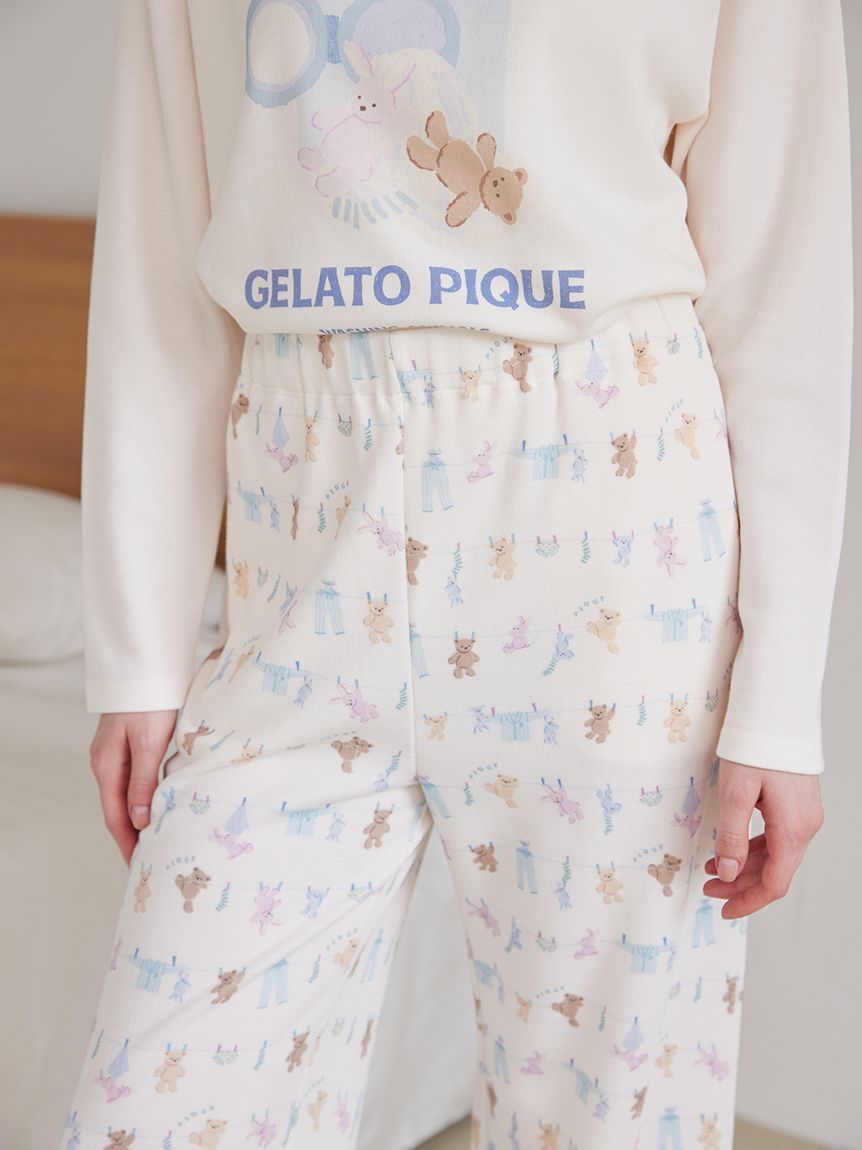 ジェラートピケ ウォッシングアニマルパーカー＆ロングパンツ セット 楽天市場】ジェラートピケ gelato pique エアリーモコウォッシング
