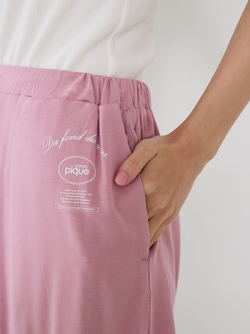 レーヨンロゴメローショートパンツ(ショートパンツ)｜ルームウェア
