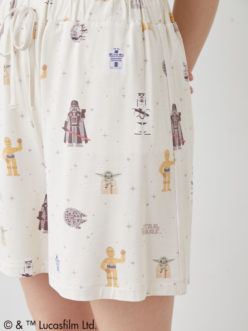 STAR WARS】【レディース】総柄ショートパンツ(ショートパンツ