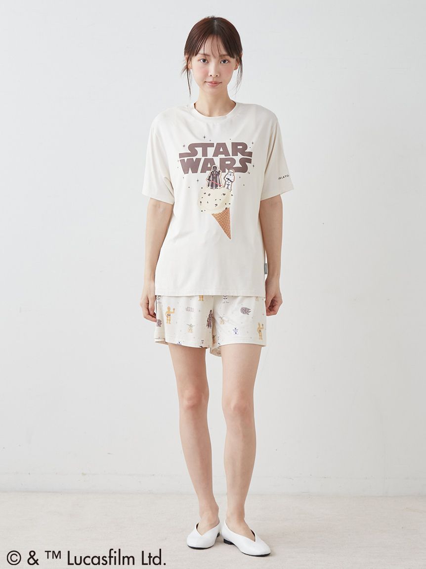 STAR WARS】【レディース】総柄ショートパンツ(ショートパンツ