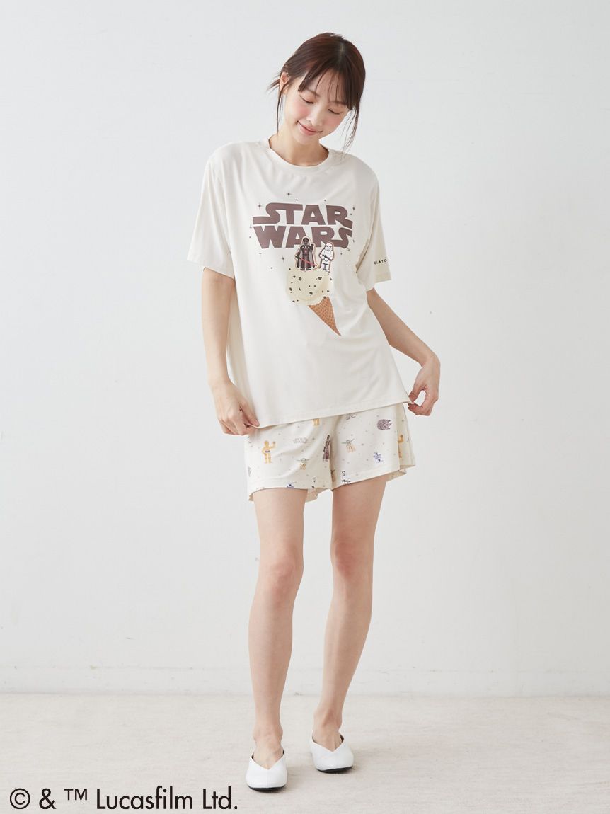 STAR WARS】【レディース】総柄ショートパンツ(ショートパンツ